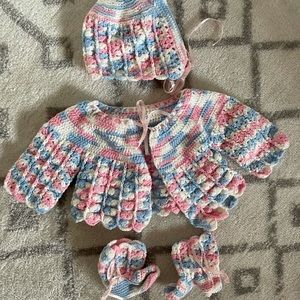 Hand Knit Baby Clothes